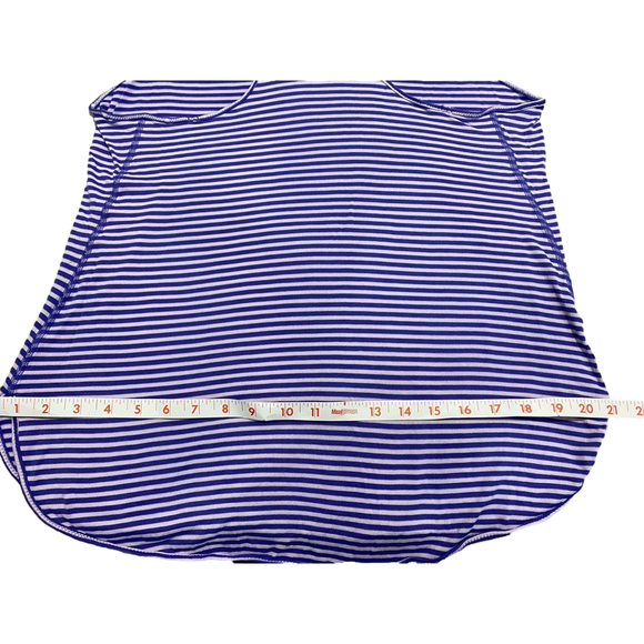 Lululemon what the sport Silver Stripe Iris Flower Pretty Purple singlet sz8🍋 - Picture 3 of 7